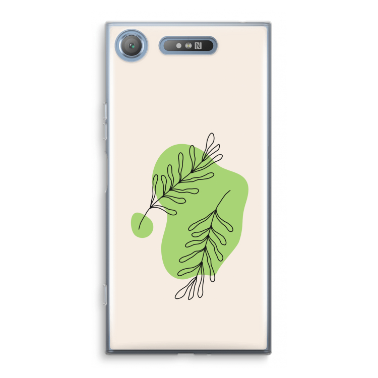 Beleaf in you: Sony Xperia XZ1 Transparant Hoesje