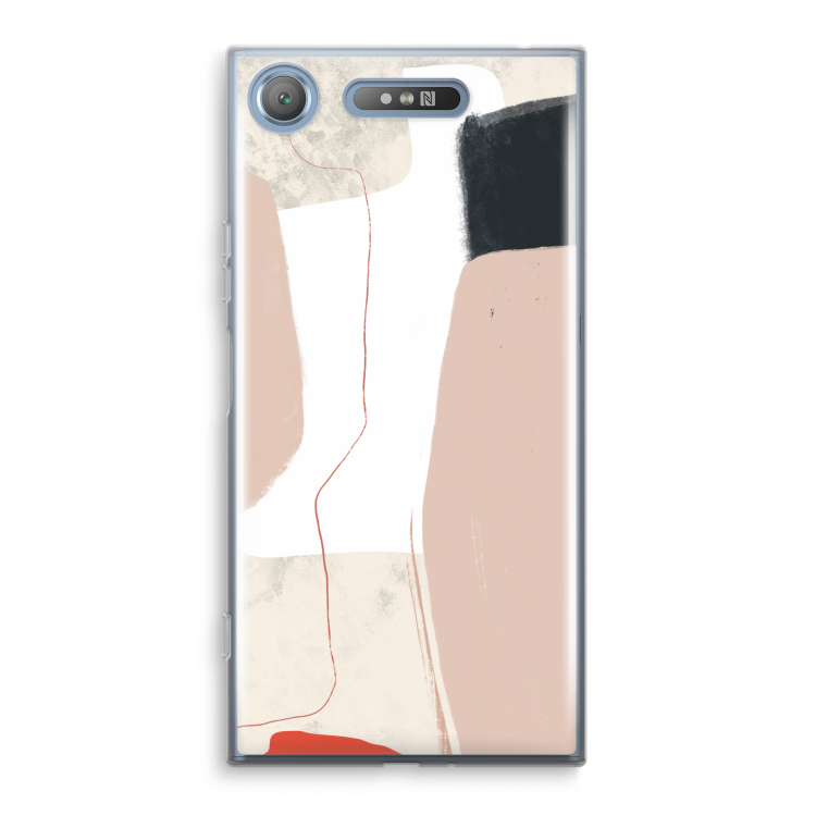 Lava: Sony Xperia XZ1 Transparant Hoesje