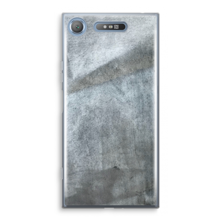 Grey Stone: Sony Xperia XZ1 Transparant Hoesje