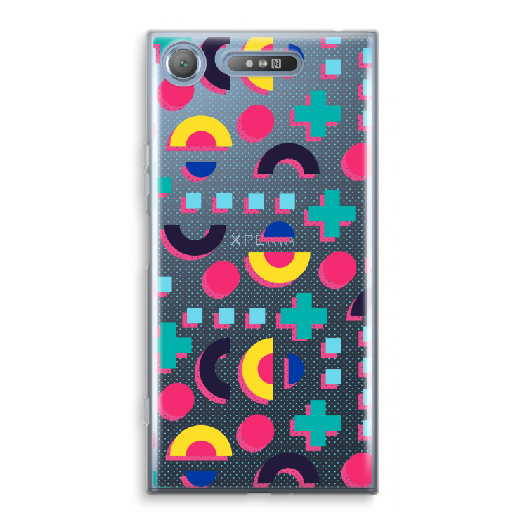 8-bit N°2: Sony Xperia XZ1 Transparant Hoesje
