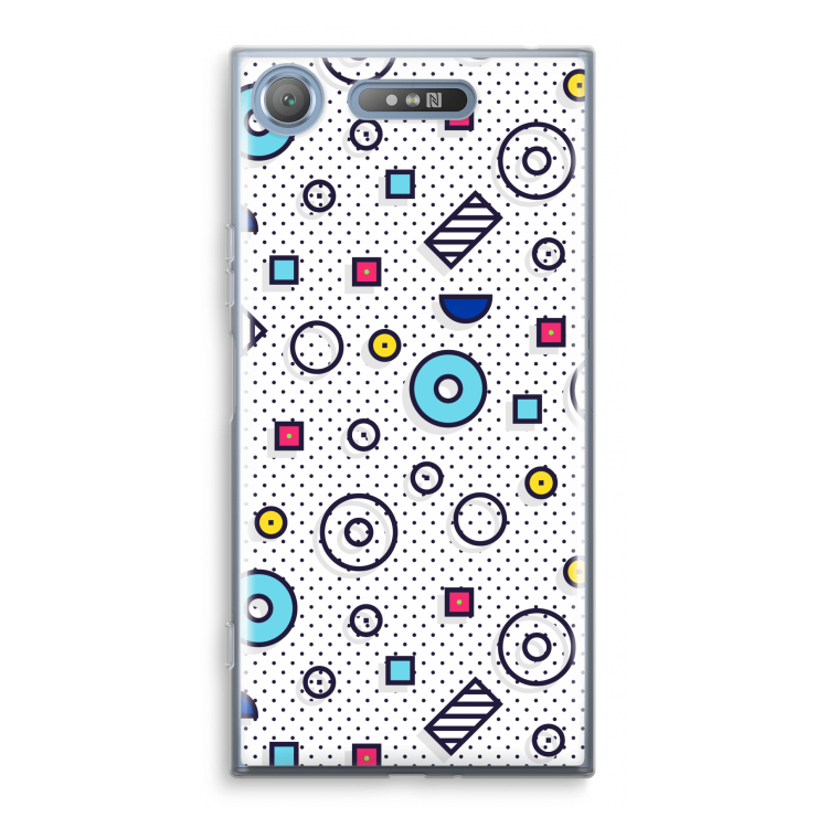 8-bit N°9: Sony Xperia XZ1 Transparant Hoesje
