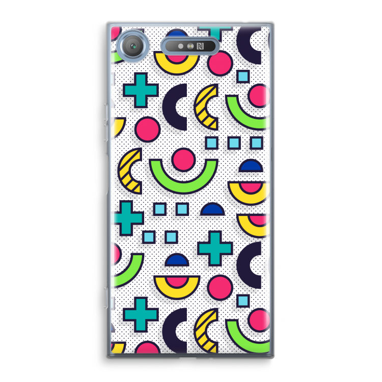 8-bit N°6: Sony Xperia XZ1 Transparant Hoesje