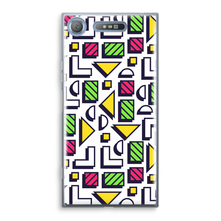 8-bit N°4: Sony Xperia XZ1 Transparant Hoesje