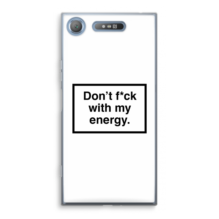 My energy: Sony Xperia XZ1 Transparant Hoesje
