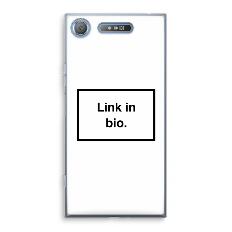 Link in bio: Sony Xperia XZ1 Transparant Hoesje
