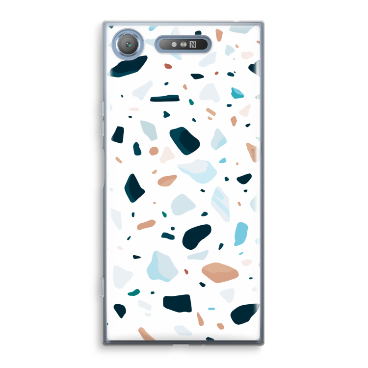 Terrazzo N°13: Sony Xperia XZ1 Transparant Hoesje