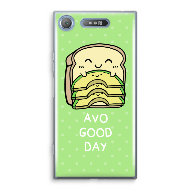Avo Good Day: Sony Xperia XZ1 Transparant Hoesje