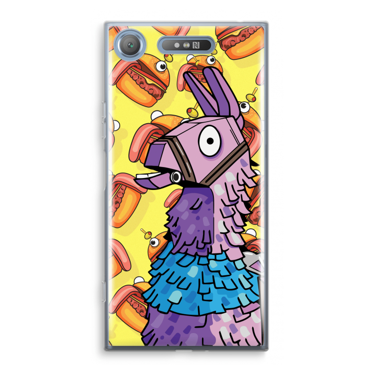 Loot Burger: Sony Xperia XZ1 Transparant Hoesje