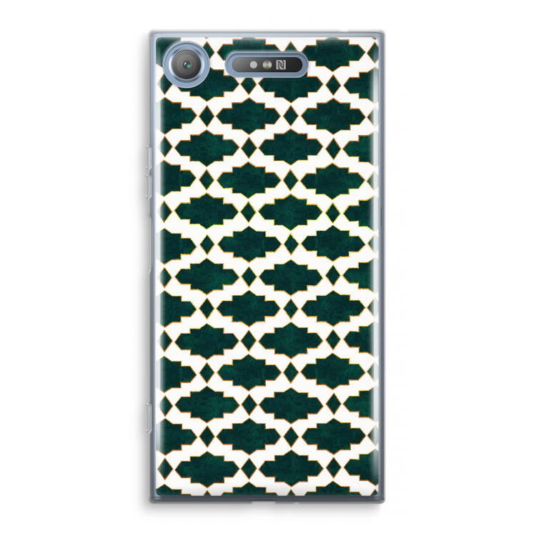 Moroccan tiles: Sony Xperia XZ1 Transparant Hoesje