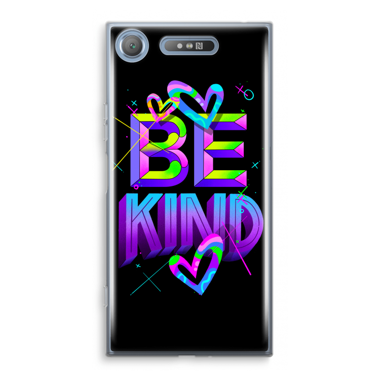 Be Kind: Sony Xperia XZ1 Transparant Hoesje
