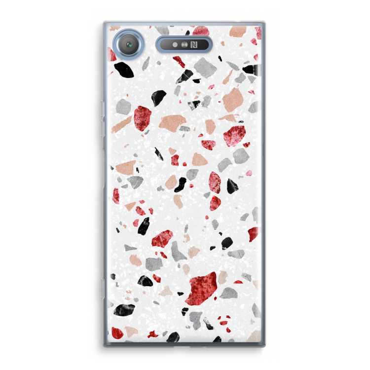 Terrazzo N°12: Sony Xperia XZ1 Transparant Hoesje