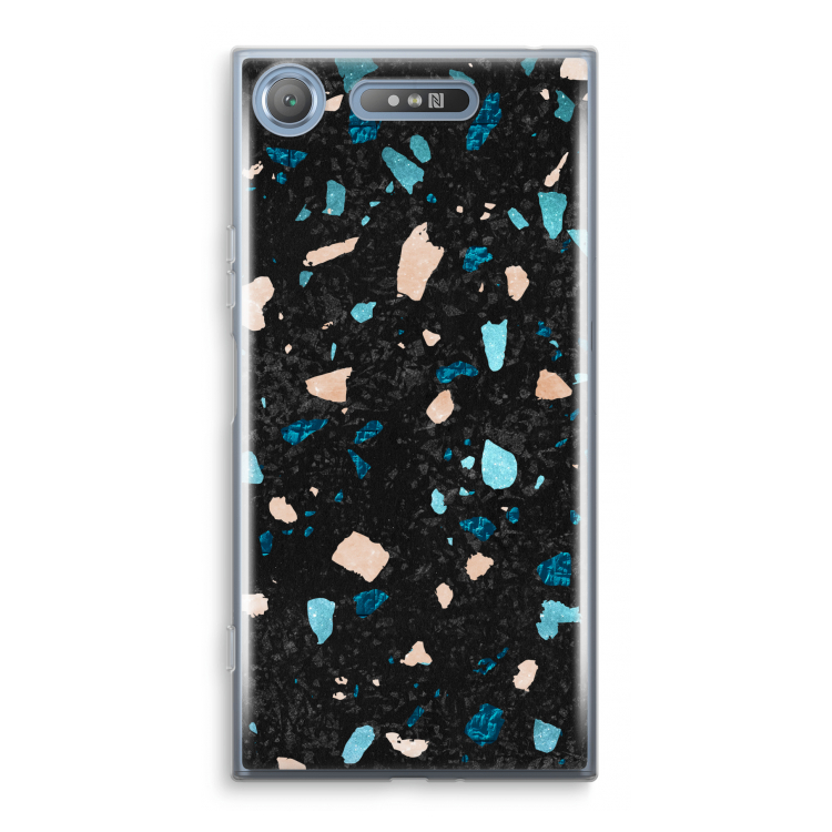 Terrazzo N°11: Sony Xperia XZ1 Transparant Hoesje