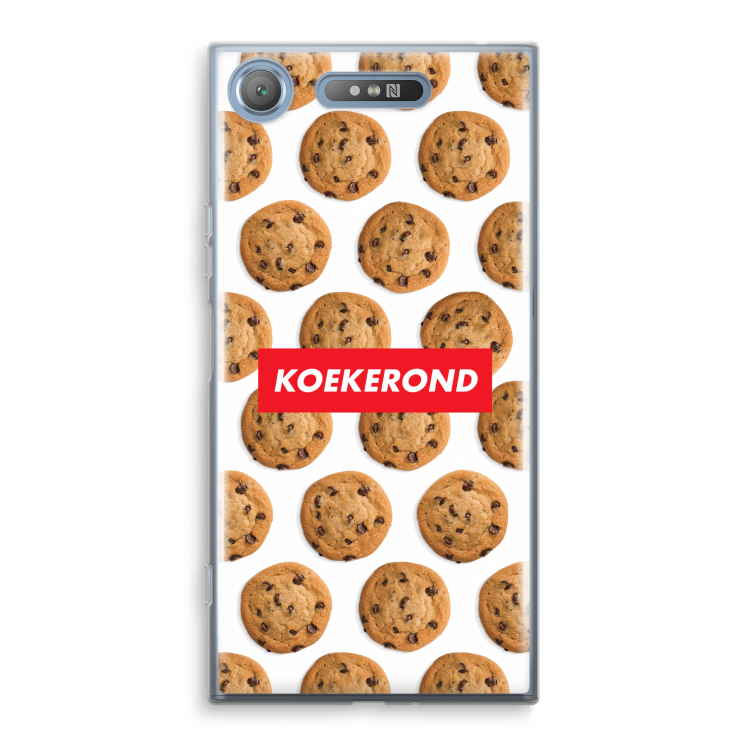 Koekerond: Sony Xperia XZ1 Transparant Hoesje