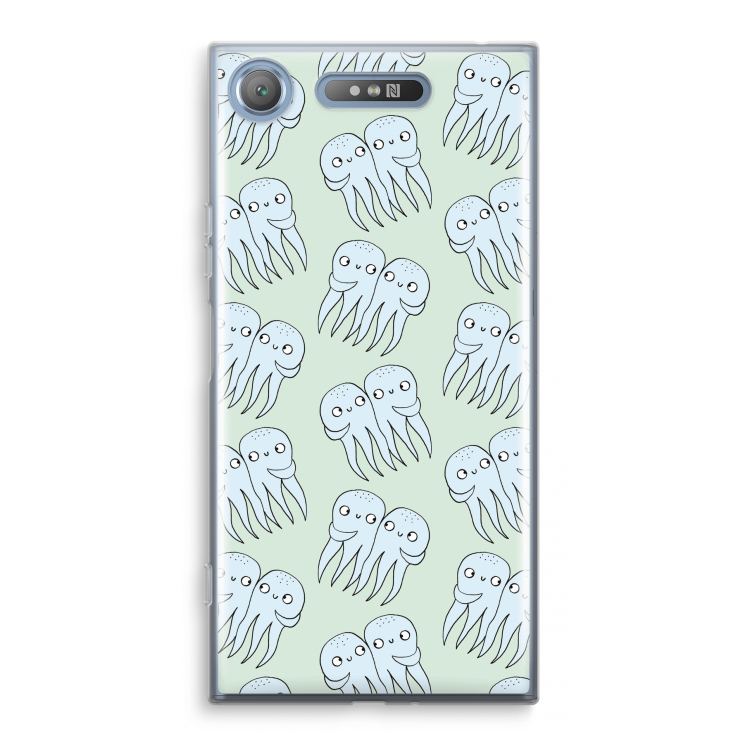 Octopussen: Sony Xperia XZ1 Transparant Hoesje