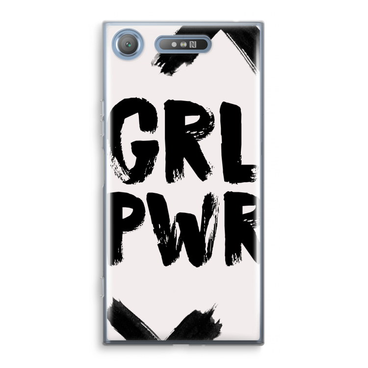 Girl Power #2: Sony Xperia XZ1 Transparant Hoesje