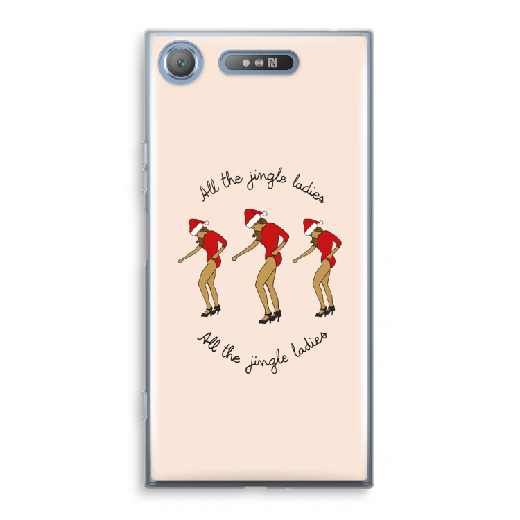 Jingle Ladies: Sony Xperia XZ1 Transparant Hoesje