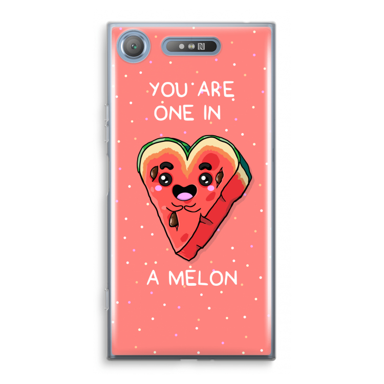 One In A Melon: Sony Xperia XZ1 Transparant Hoesje