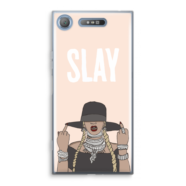 Slay All Day: Sony Xperia XZ1 Transparant Hoesje