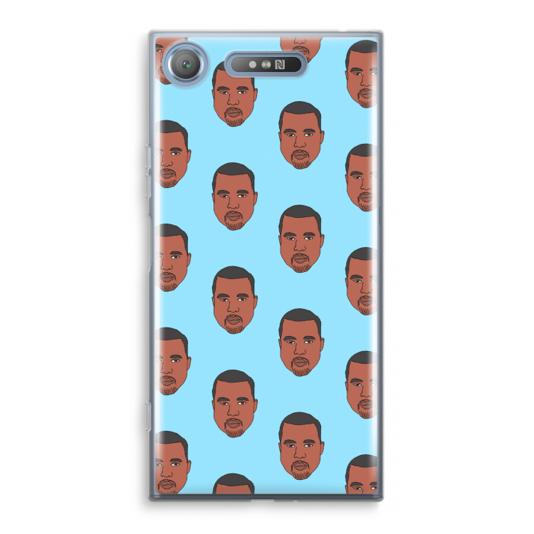 Kanye Call Me?: Sony Xperia XZ1 Transparant Hoesje