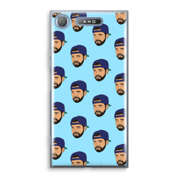 Drake Away: Sony Xperia XZ1 Transparant Hoesje