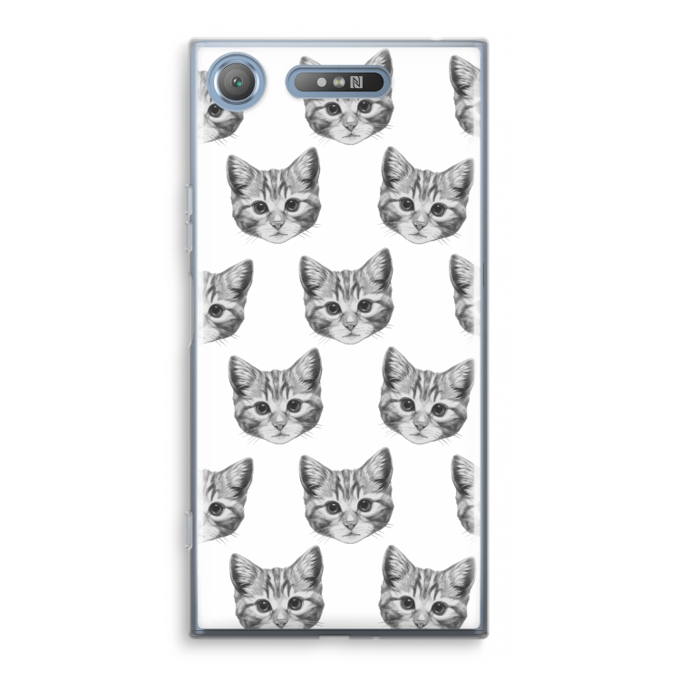 Kitten: Sony Xperia XZ1 Transparant Hoesje