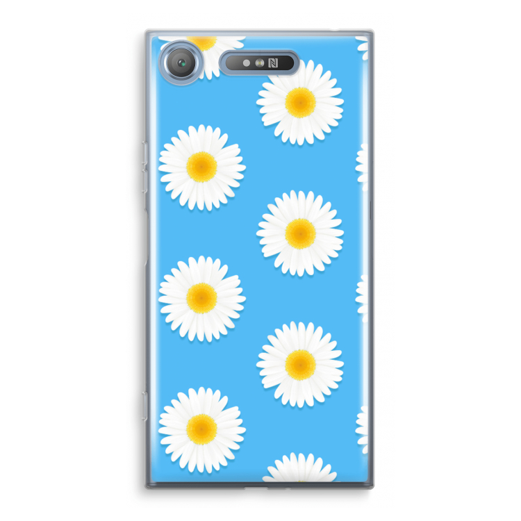 Margrietjes: Sony Xperia XZ1 Transparant Hoesje