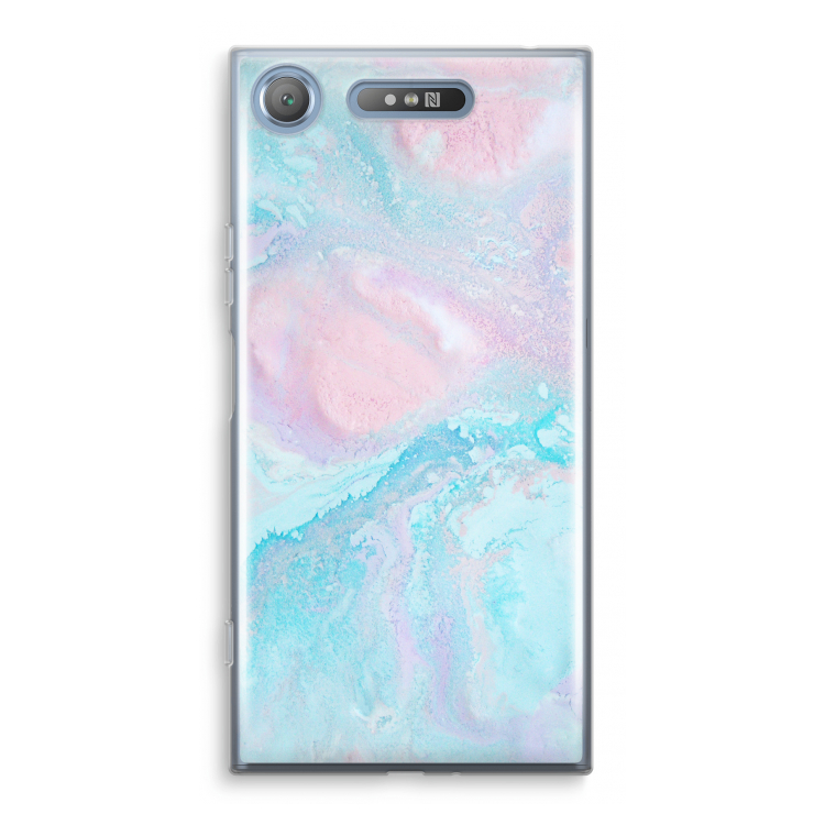 Fantasie pastel: Sony Xperia XZ1 Transparant Hoesje