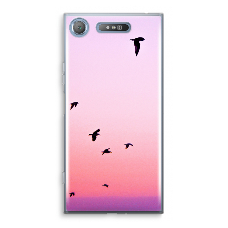 Fly away: Sony Xperia XZ1 Transparant Hoesje