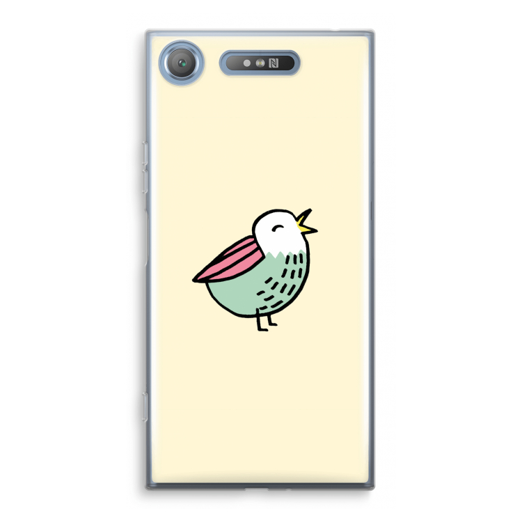 Birdy: Sony Xperia XZ1 Transparant Hoesje