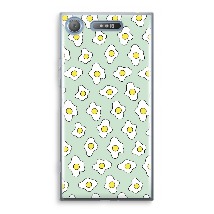 Spiegeleitjes: Sony Xperia XZ1 Transparant Hoesje