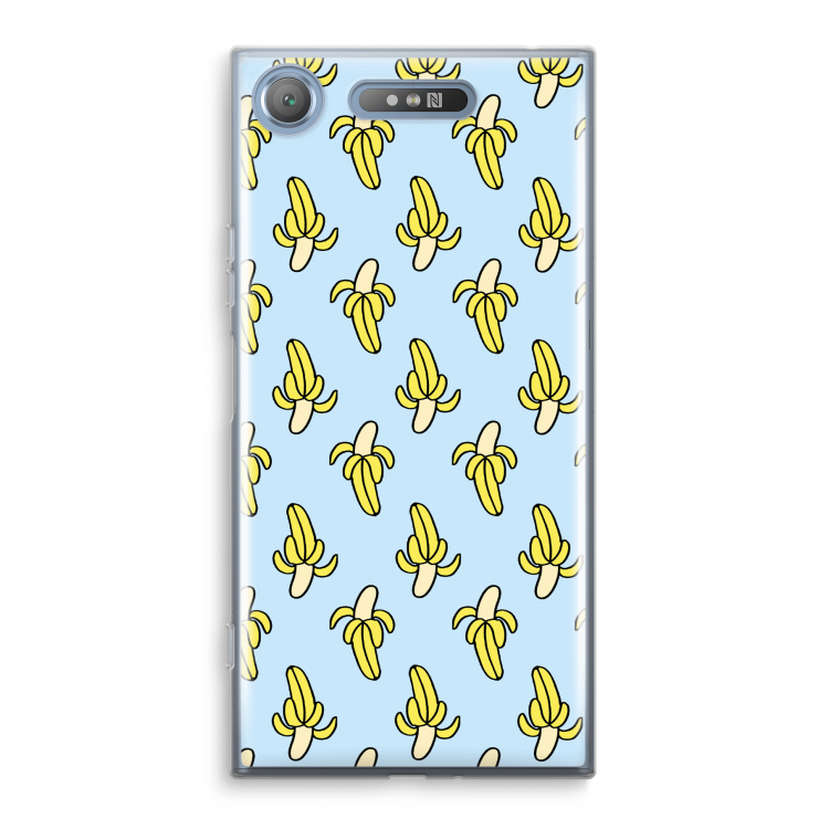 Bananas: Sony Xperia XZ1 Transparant Hoesje
