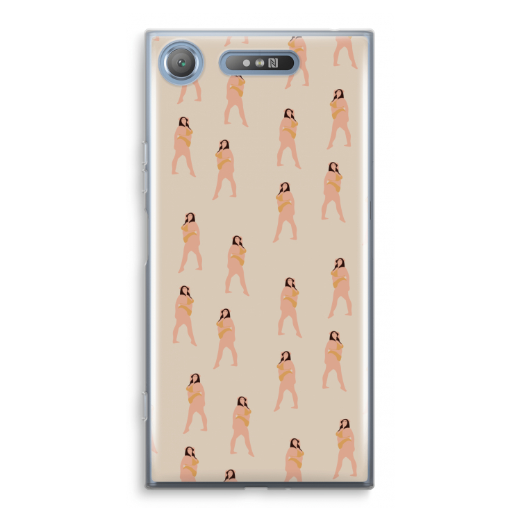 You're so golden: Sony Xperia XZ1 Transparant Hoesje