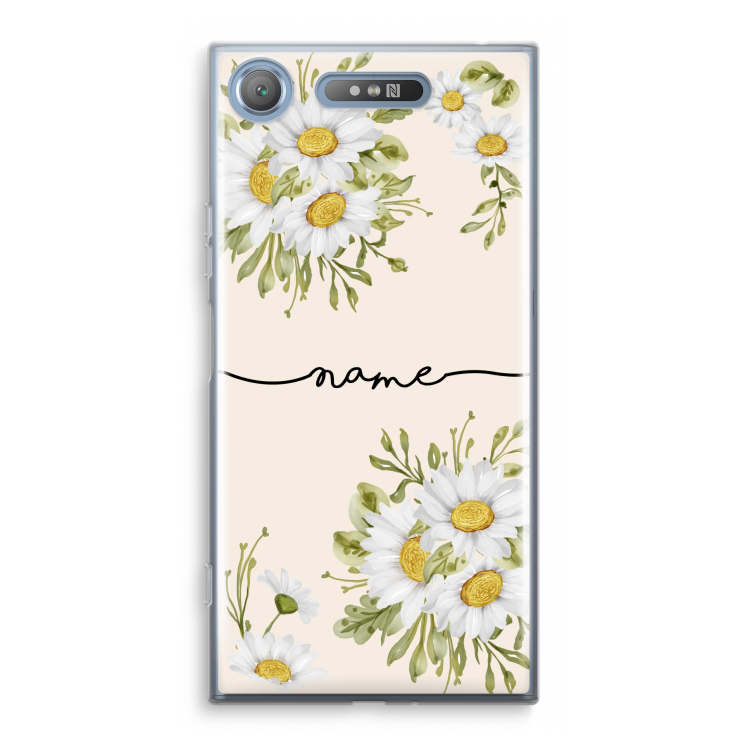 Daisies: Sony Xperia XZ1 Transparant Hoesje