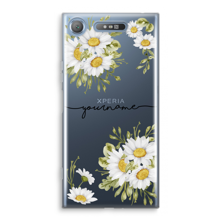 Daisies: Sony Xperia XZ1 Transparant Hoesje
