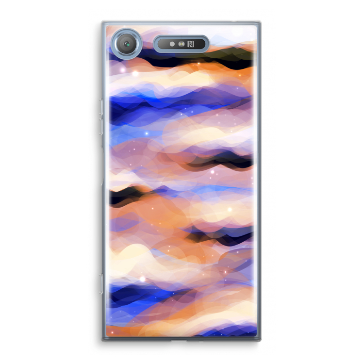 Donkere Wolken: Sony Xperia XZ1 Transparant Hoesje
