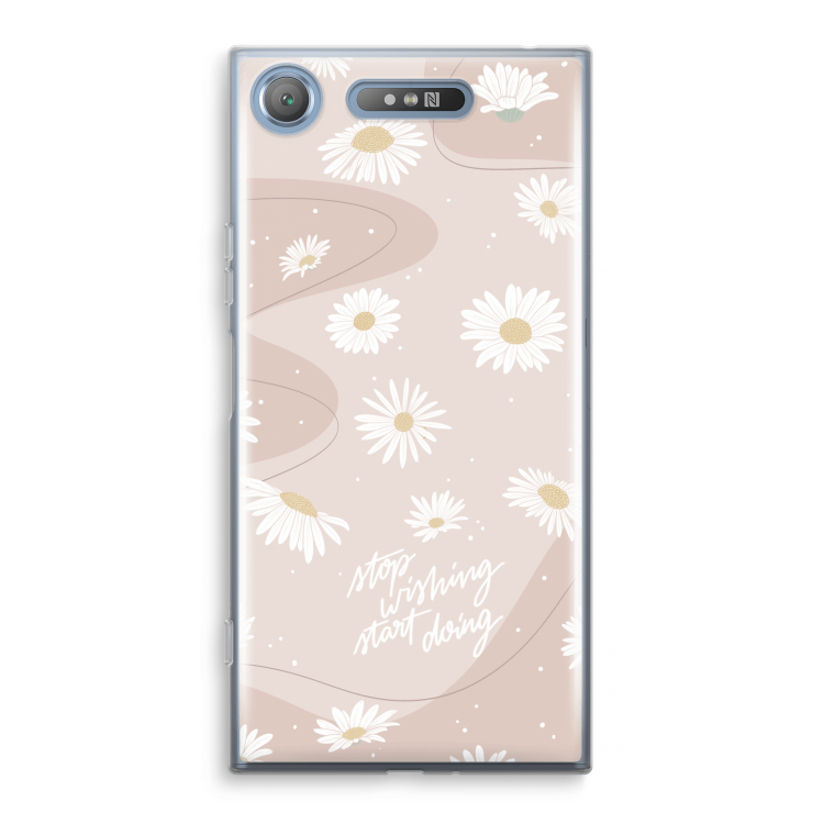 Daydreaming becomes reality: Sony Xperia XZ1 Transparant Hoesje