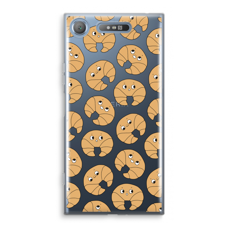 Croissant: Sony Xperia XZ1 Transparant Hoesje