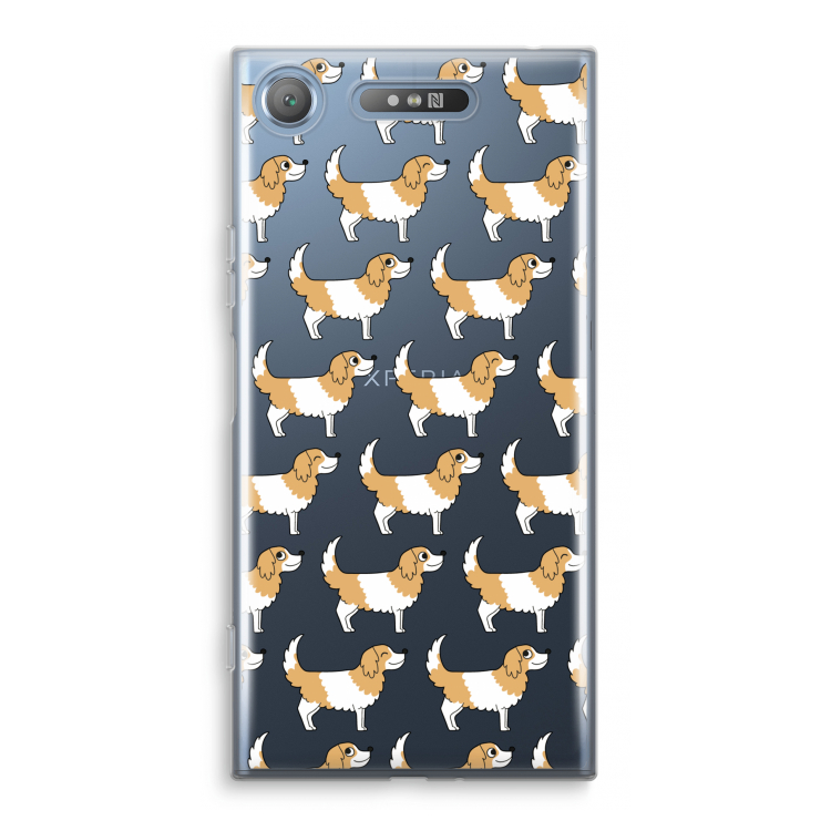 Doggy: Sony Xperia XZ1 Transparant Hoesje