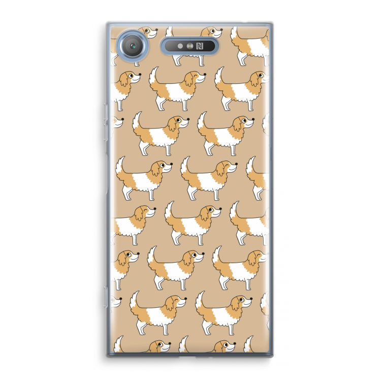 Doggy: Sony Xperia XZ1 Transparant Hoesje