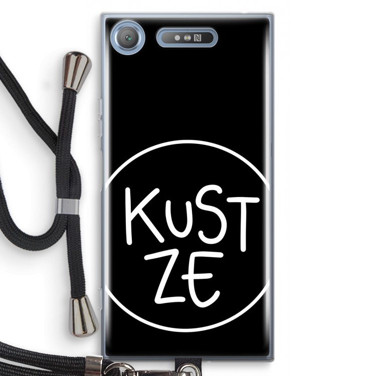 KUST ZE: Sony Xperia XZ1 Transparant Hoesje met koord
