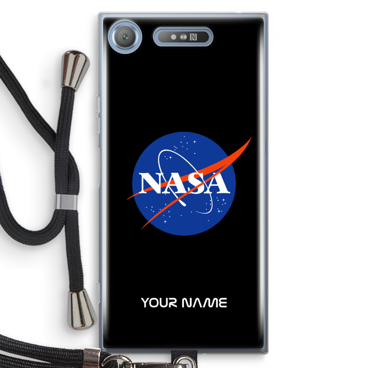 NASA: Sony Xperia XZ1 Transparant Hoesje met koord