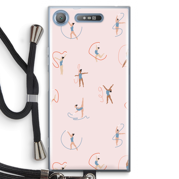 Dancing #3: Sony Xperia XZ1 Transparant Hoesje met koord
