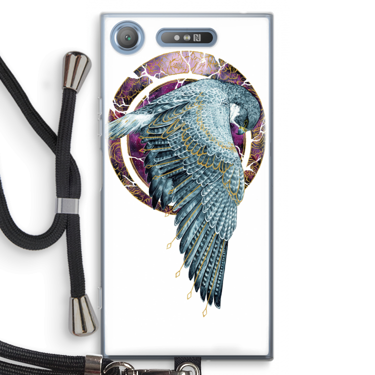 Golden Falcon: Sony Xperia XZ1 Transparant Hoesje met koord