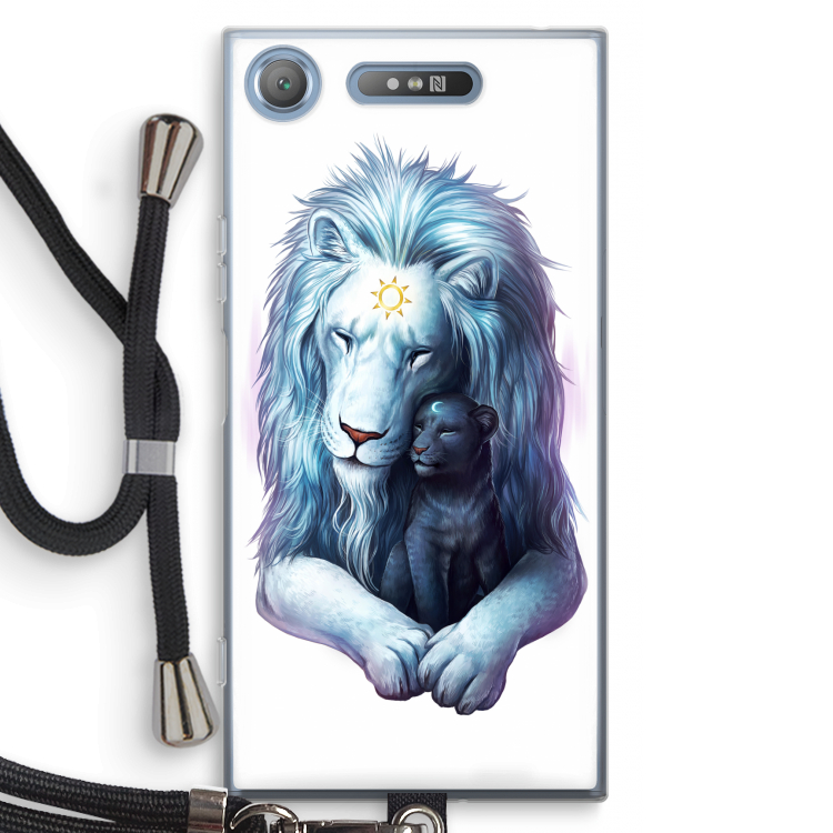 Child Of Light: Sony Xperia XZ1 Transparant Hoesje met koord