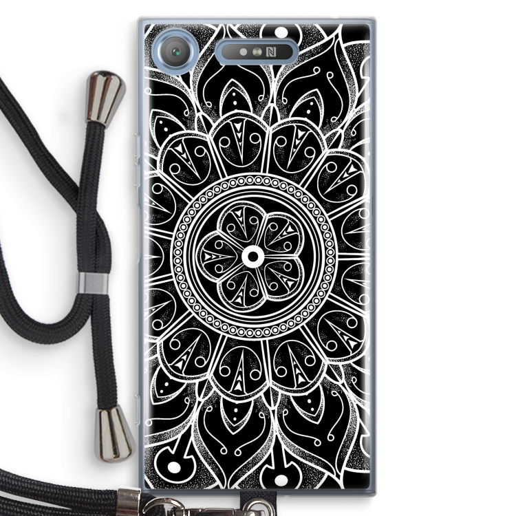 Roses Are Red: Sony Xperia XZ1 Transparant Hoesje met koord