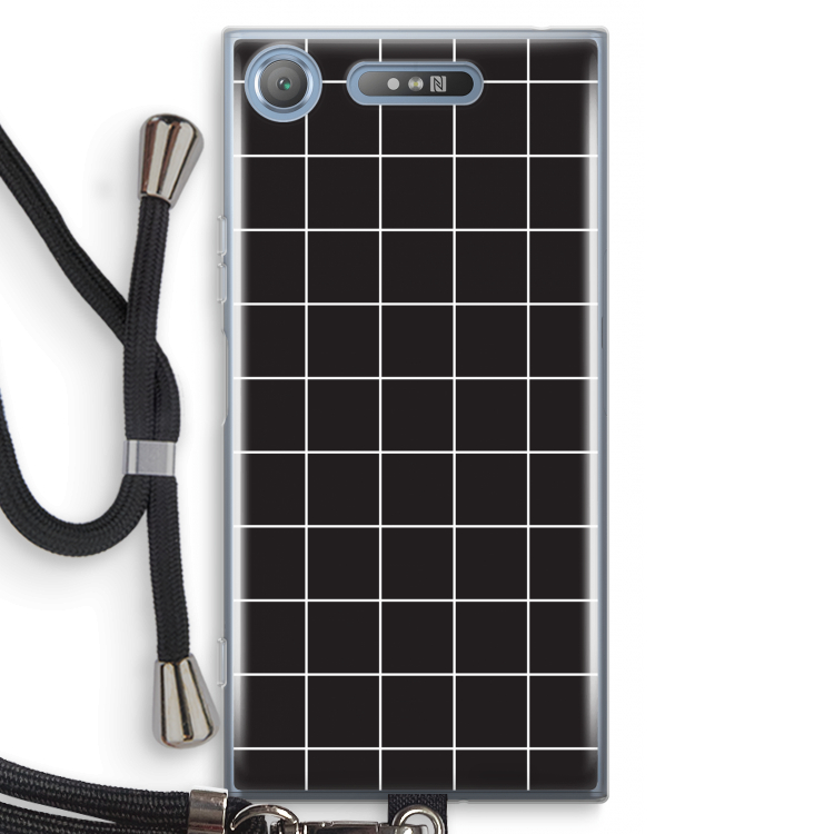 Rooster 2: Sony Xperia XZ1 Transparant Hoesje met koord