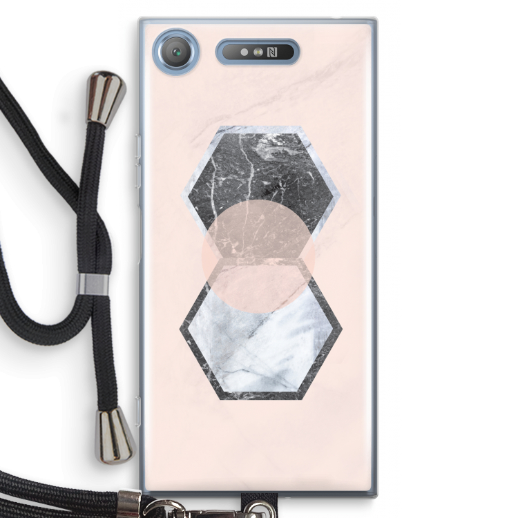 Creatieve toets: Sony Xperia XZ1 Transparant Hoesje met koord