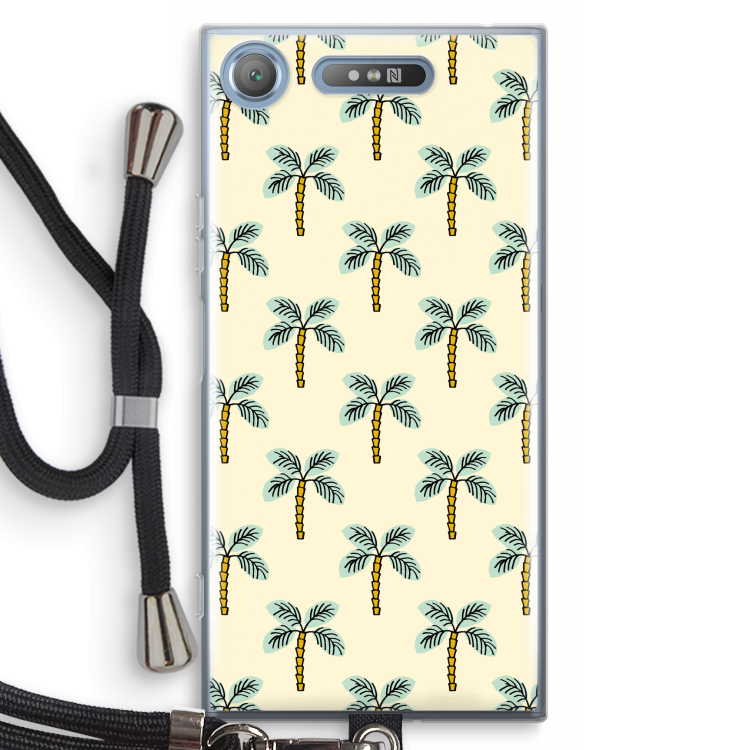 Paradise: Sony Xperia XZ1 Transparant Hoesje met koord