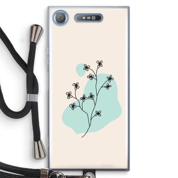Love your petals: Sony Xperia XZ1 Transparant Hoesje met koord