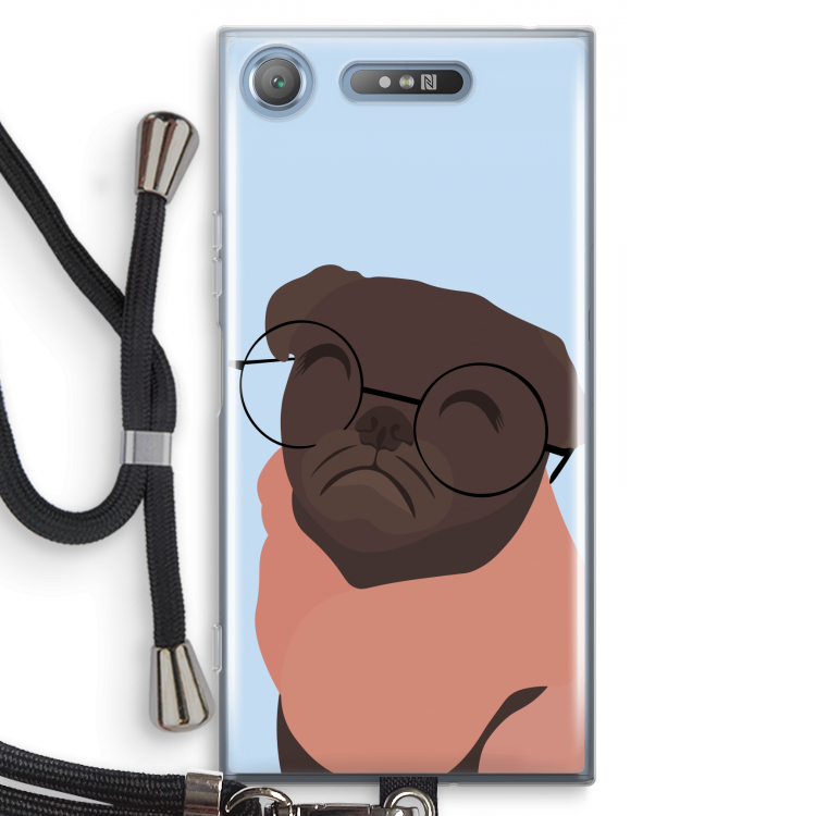 Ludo: Sony Xperia XZ1 Transparant Hoesje met koord